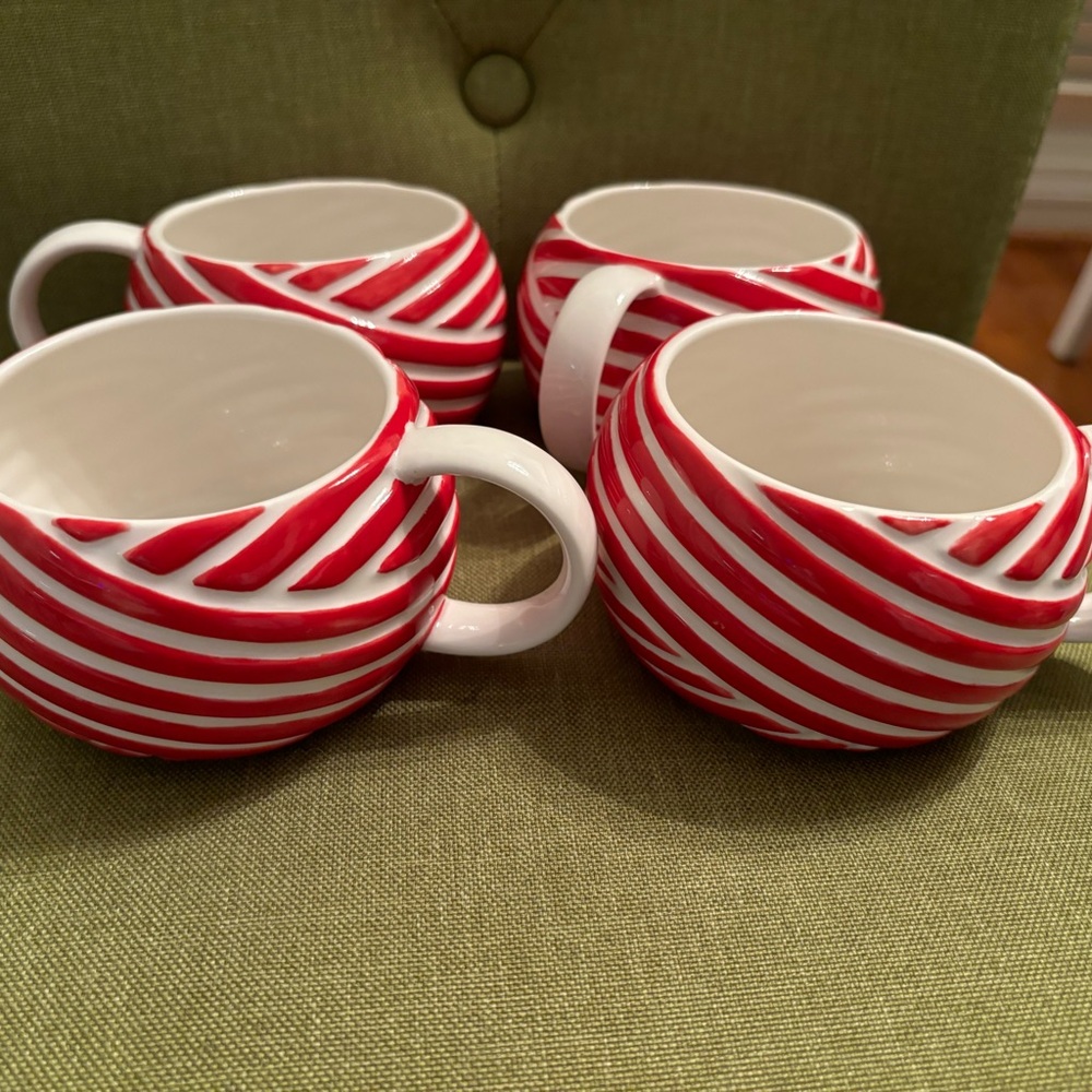 Starbucks 2013 peppermint swirl mugs
